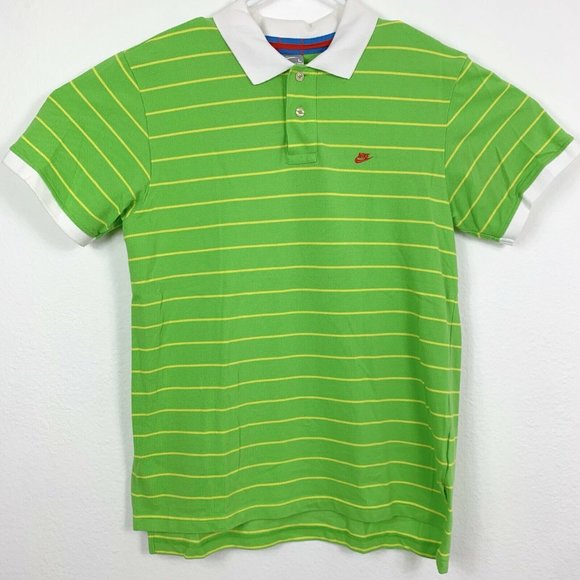 green nike polo